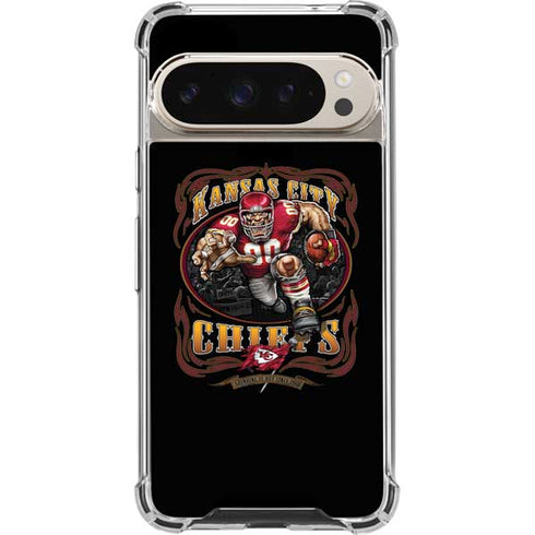 Liquid Blue NFL Kansas City Chiefs Running Back Pixel 9 Pro XL Clear Case